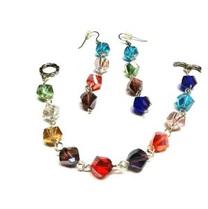 Handmade Earrings and Bracelet Set